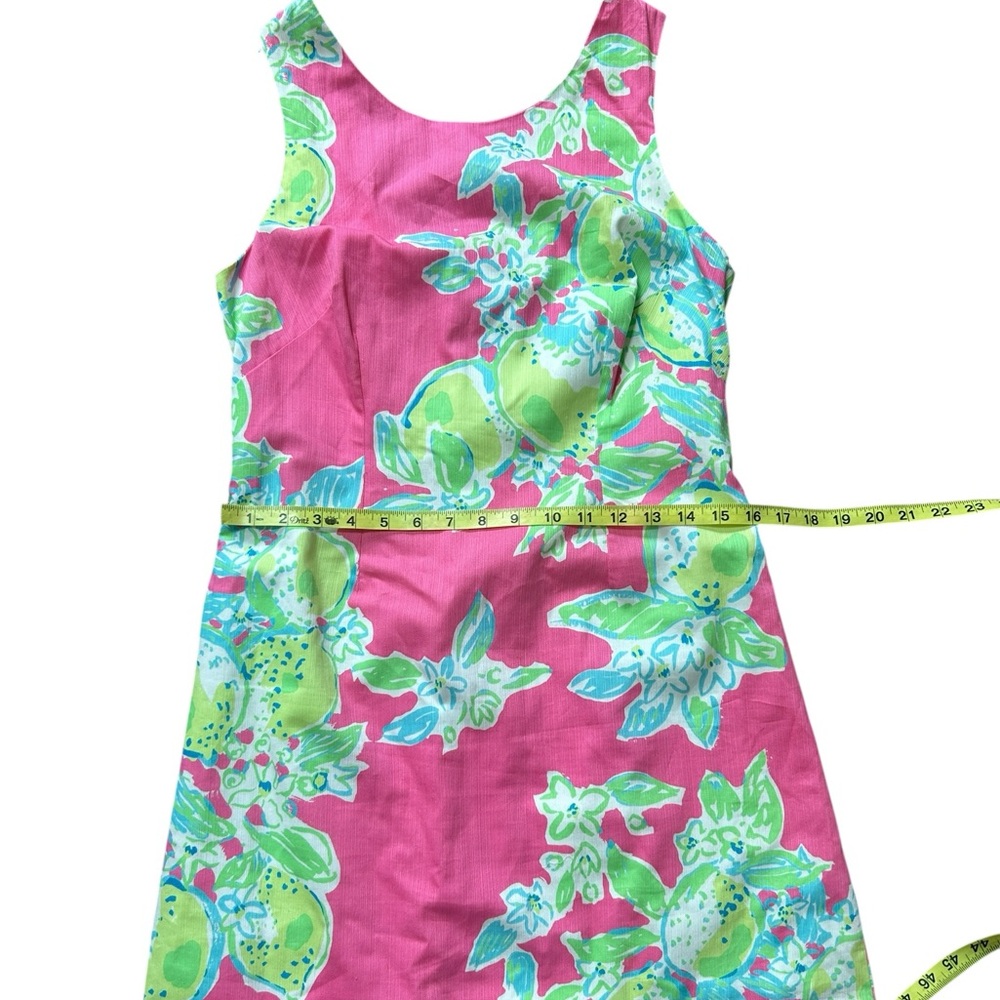 Lilly Pulitzer Delia Shift Mini Dress in Pink Lemonade Print size 6 - Picture 8 of 11